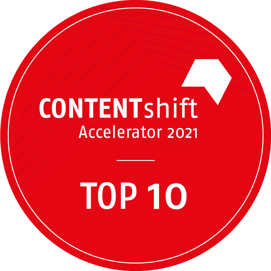 CONTENTshift Accelerator 2021, TOP 10