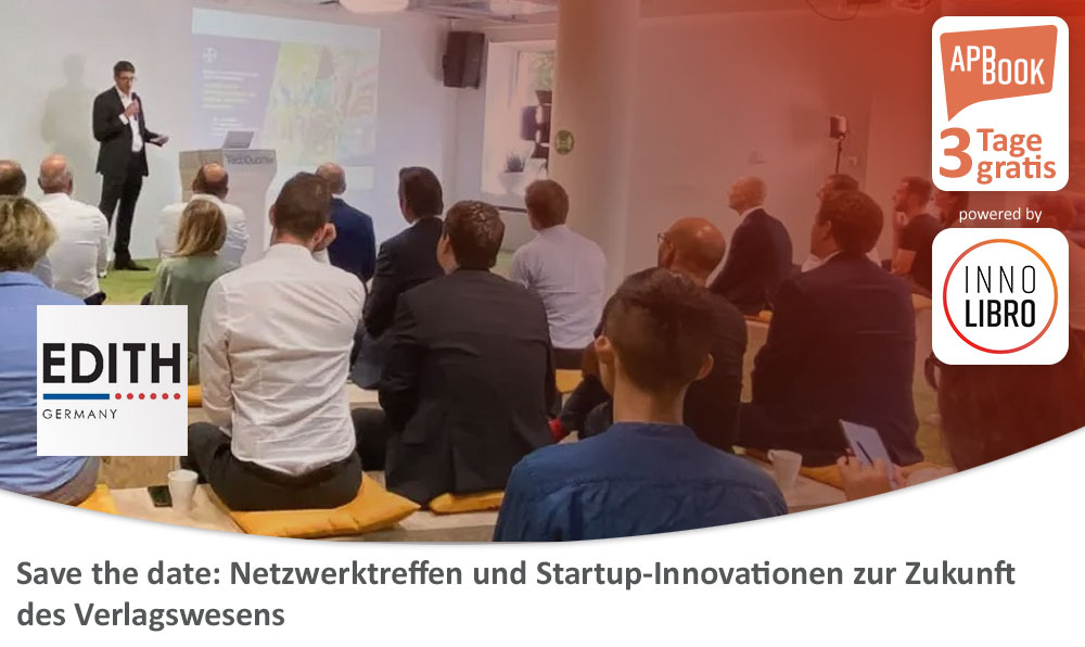 Save the date: 27. Nov. 2023 - Netzwerktreffen und Startup-Innovationen zur Zukunft des Verlagswesens 